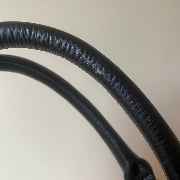 F&W Style | Chloe Tote Black Leather - Picture 4 of 9